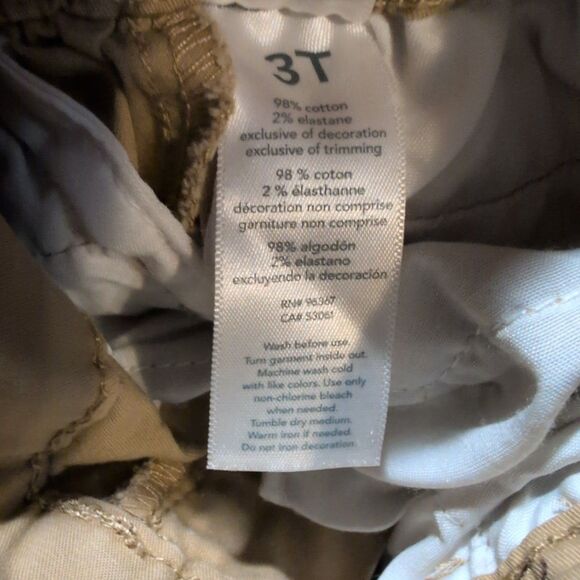 Oshkosh B'Gosh Toddler Size 3T Suspenders Brown Easter Pictures Church - Picture 5 of 11